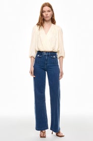Stardust High Rise Trouser by LE JEAN