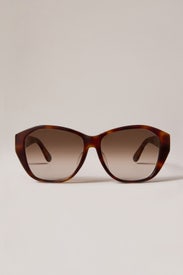 Tortoise Shell Sunglasses by Saint Laurent