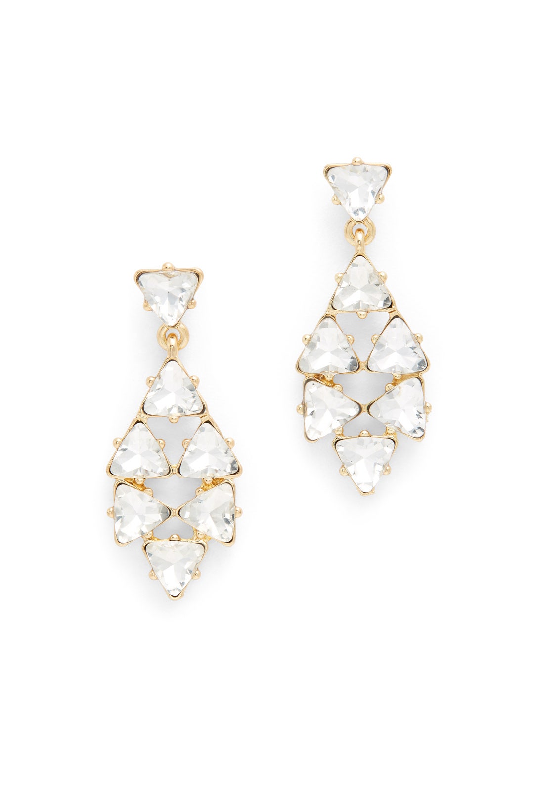 Crystal Direction Drop Earrings by Slate & Willow Accessories