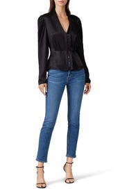 Black Erica Top by Chelsea and Walker