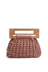 Mauve Tulum Tote by Cleobella Handbags