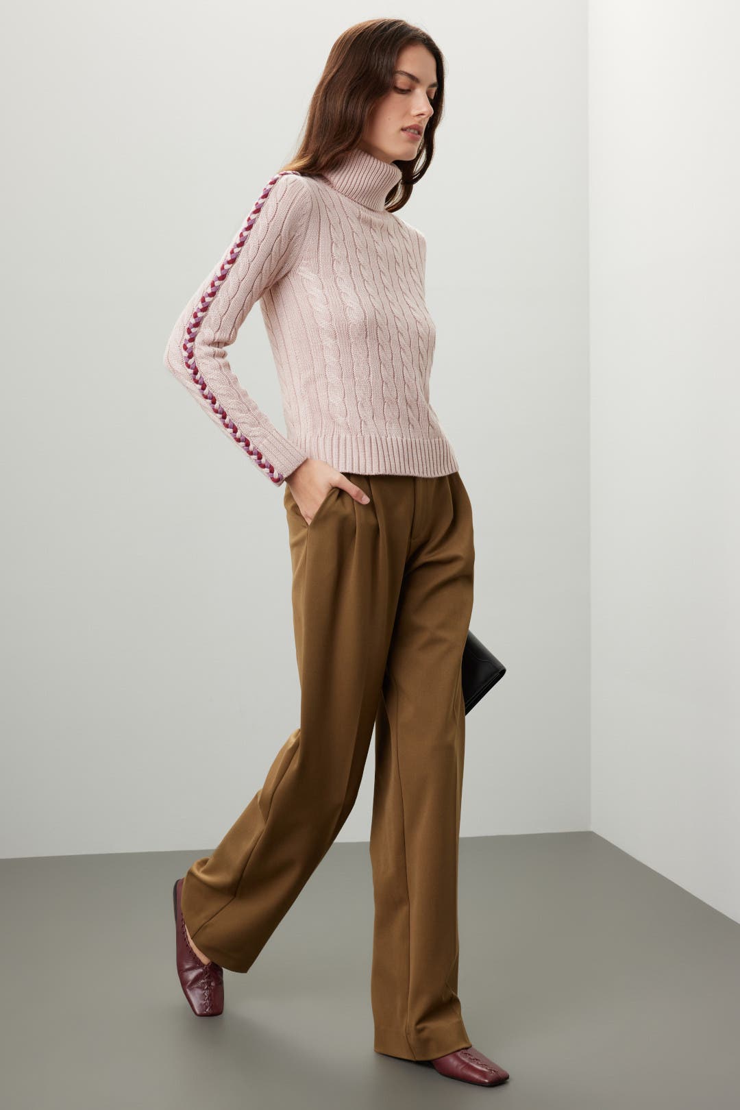 トップス At Last SWEATER Braided Detail Sweater by Derek Lam 10 Crosby x RTR | Rent the Runway