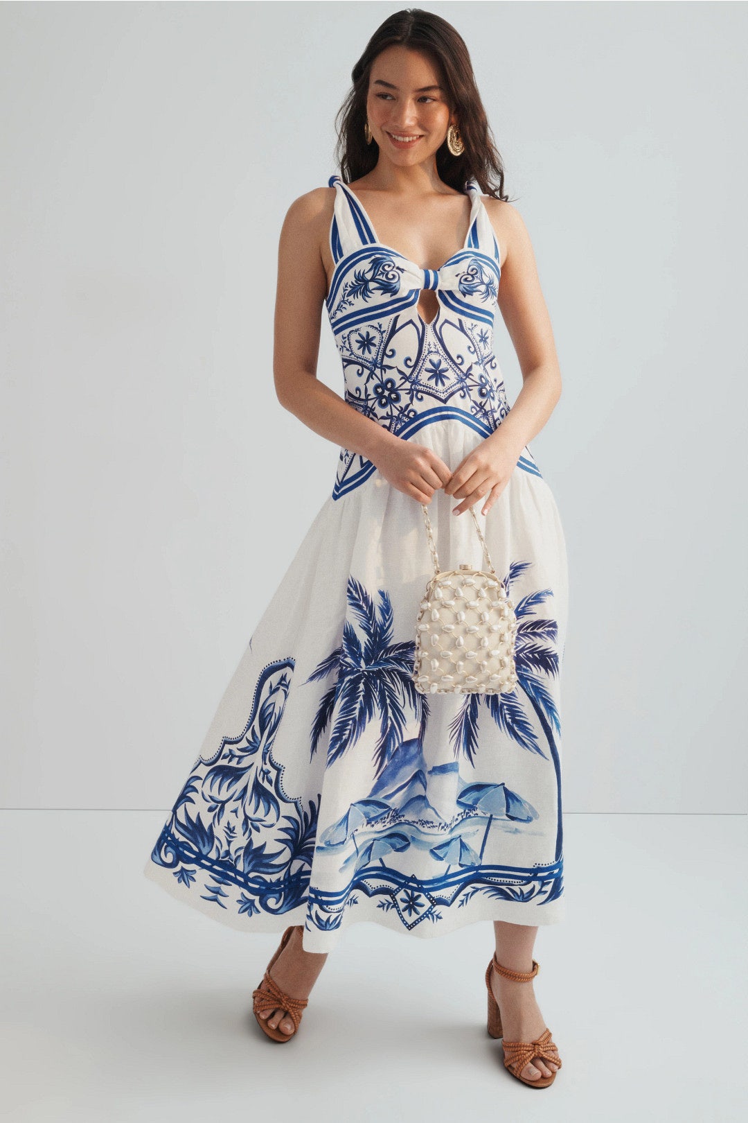 Wonderful City Maxi Dress by FARM Rio | Rent the Runway