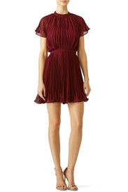 Burgundy Come Back Dress by Keepsake