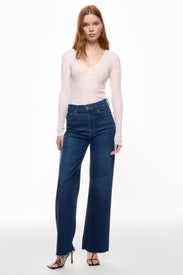 Column High-Rise Trouser by LE JEAN