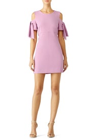 Purple Tie Dress by Milly