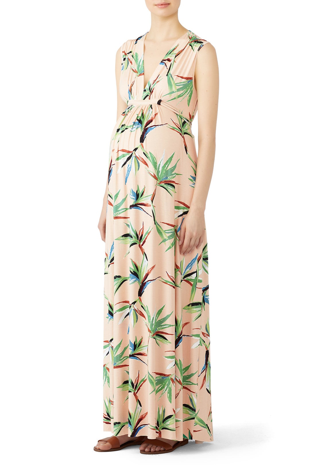 Floral Maternity Maxi by Rachel Pally 0