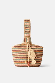 Raffia Knot Bag by Soleil Soleil Accessories