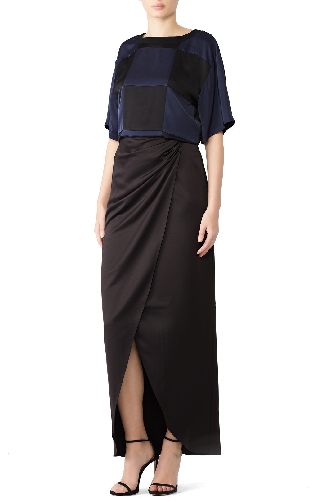 Nova Oversized Check Top by Cynthia Rowley 0