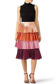 Pink Lauren Skirt by DELFI Collective