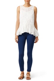 White Fairfield Top by ERIN erin fetherston