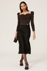 Cassie Metallic Top by ELLIATT