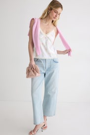 Levall Silky Tank Top by LoveShackFancy