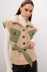 Frankie Sherpa Vest by Marissa Webb