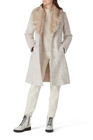 Faux Fur Boucle Coat by NVLT