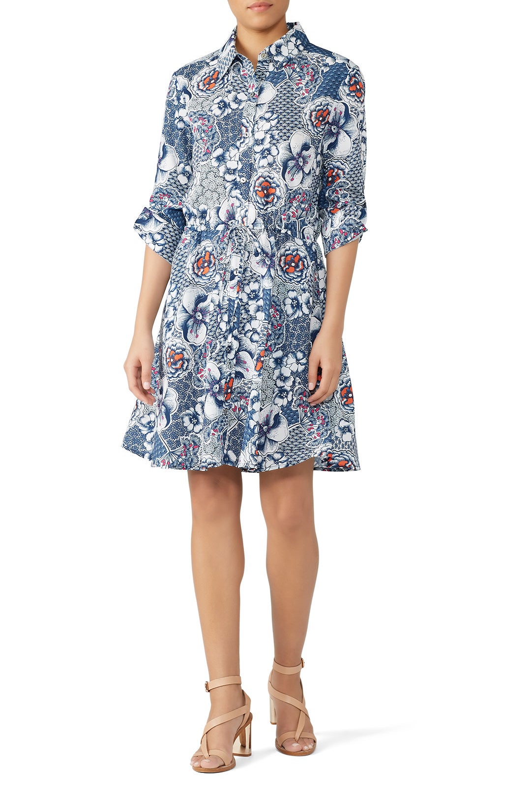 Zen Garden Floral Shirtdress by Slate & Willow 0
