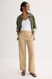 Mabel High Rise Linen Trouser by DL1961