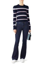 Multi Stripe Pullover by La Vie Rebecca Taylor