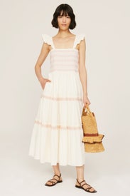 Embroidered Lucie Midi Dress by Madewell