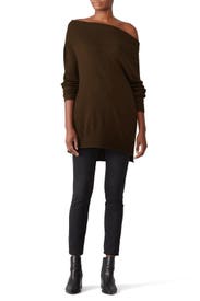 Green Knit Tunic by Michael Stars