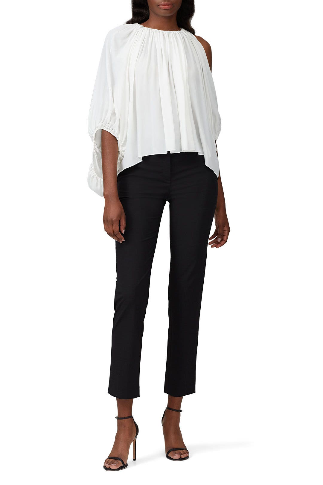 Cold Shoulder Draped Top by MUGLER 0