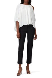 Cold Shoulder Draped Top by MUGLER