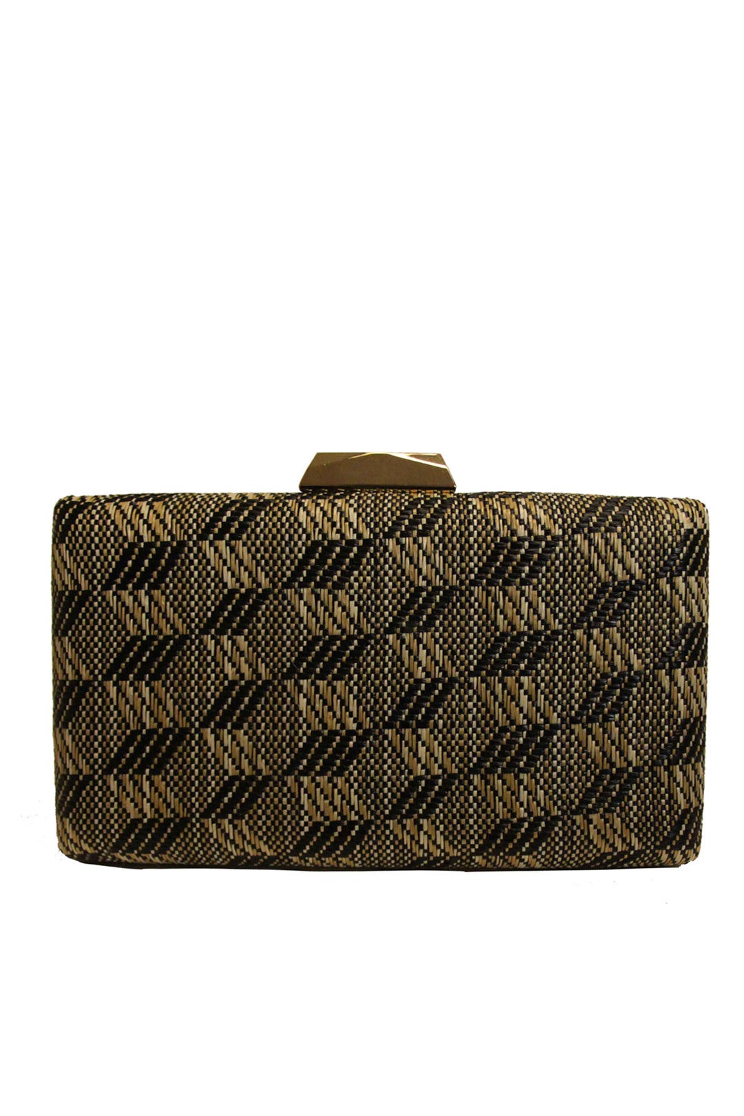 Raffia Box Clutch by Sondra Roberts