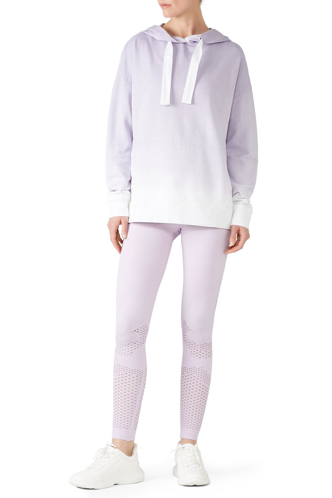 Lilac Ombre Hoodie by ALALA 0