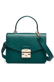 Teal Metropolis Small Top Handle Bag by Furla