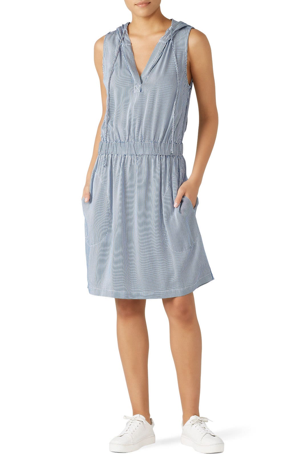 Sleeveless Hoodie Dress by Fifteen Twenty 0