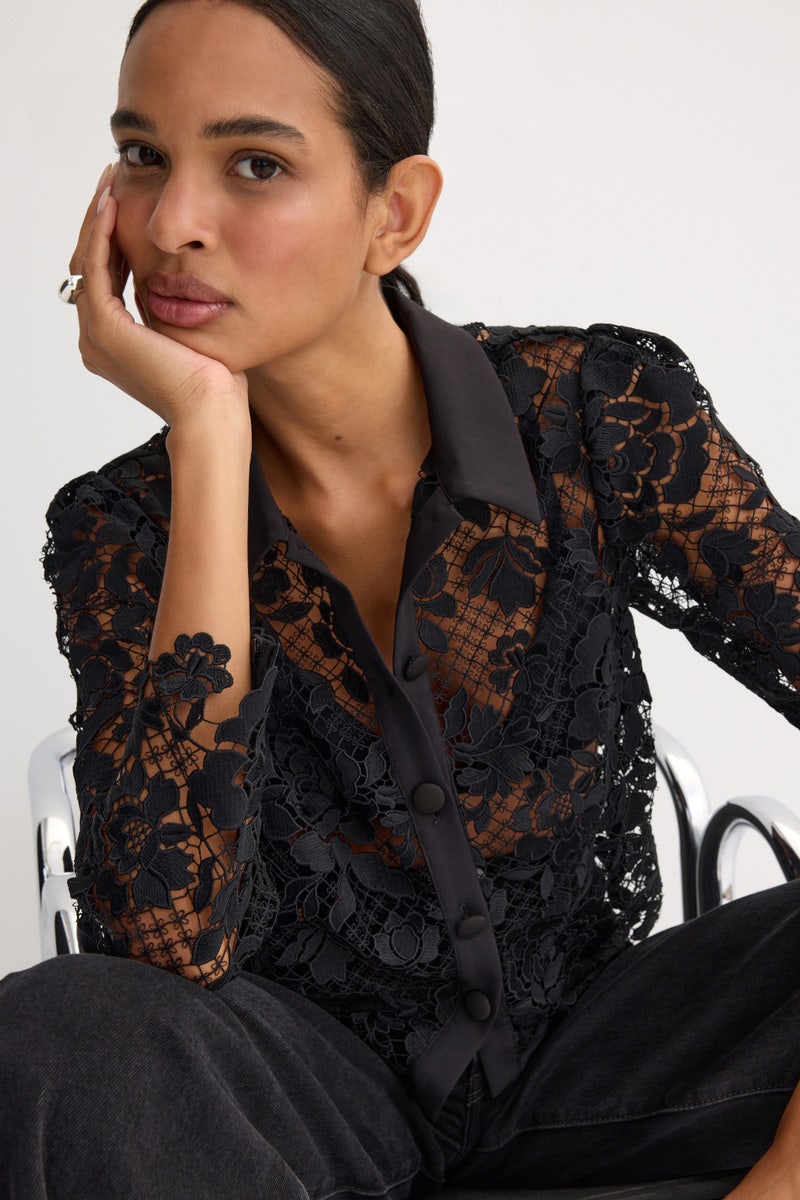 June Rose Mosaic Blouse by Milly - Photo 0