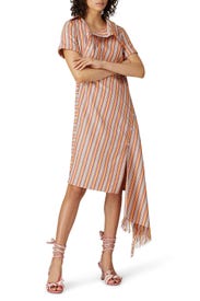 Striped Deconstructed Dress by Monse