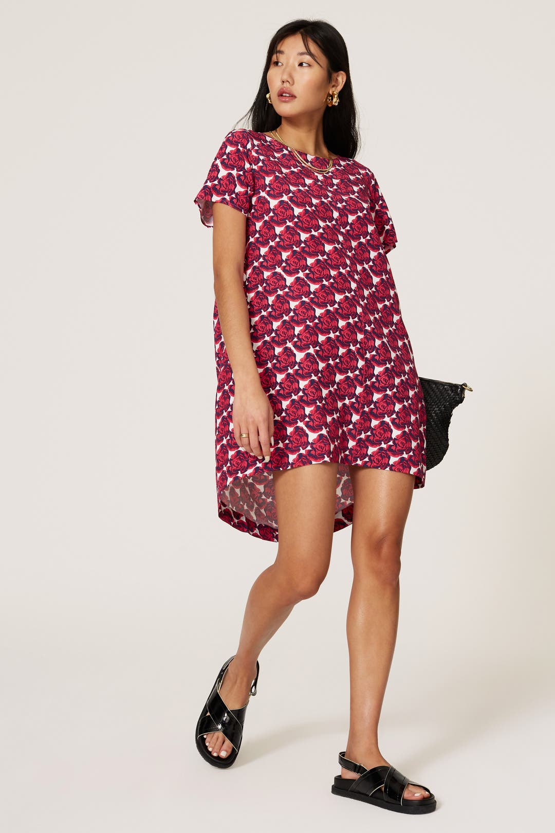 トップス etretokyo25spring visualphototee Girl's tropical print jumpsuit - tinsel | Tape à l'oeil