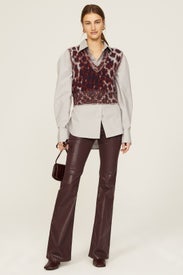 Sarah Leopard Sweater Vest by rag & bone