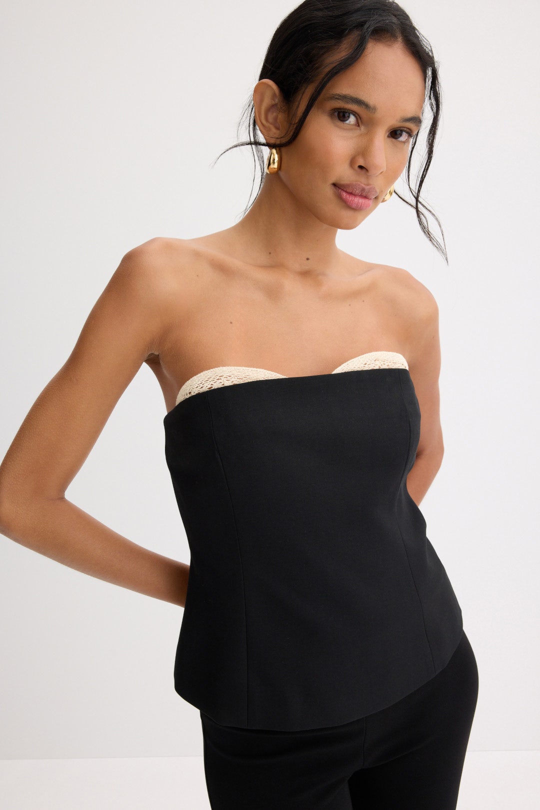 Sable Strapless Bodice Top by THIRD FORM 0