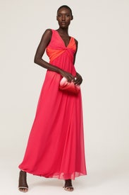 Two-Tone Twist Gown by Badgley Mischka
