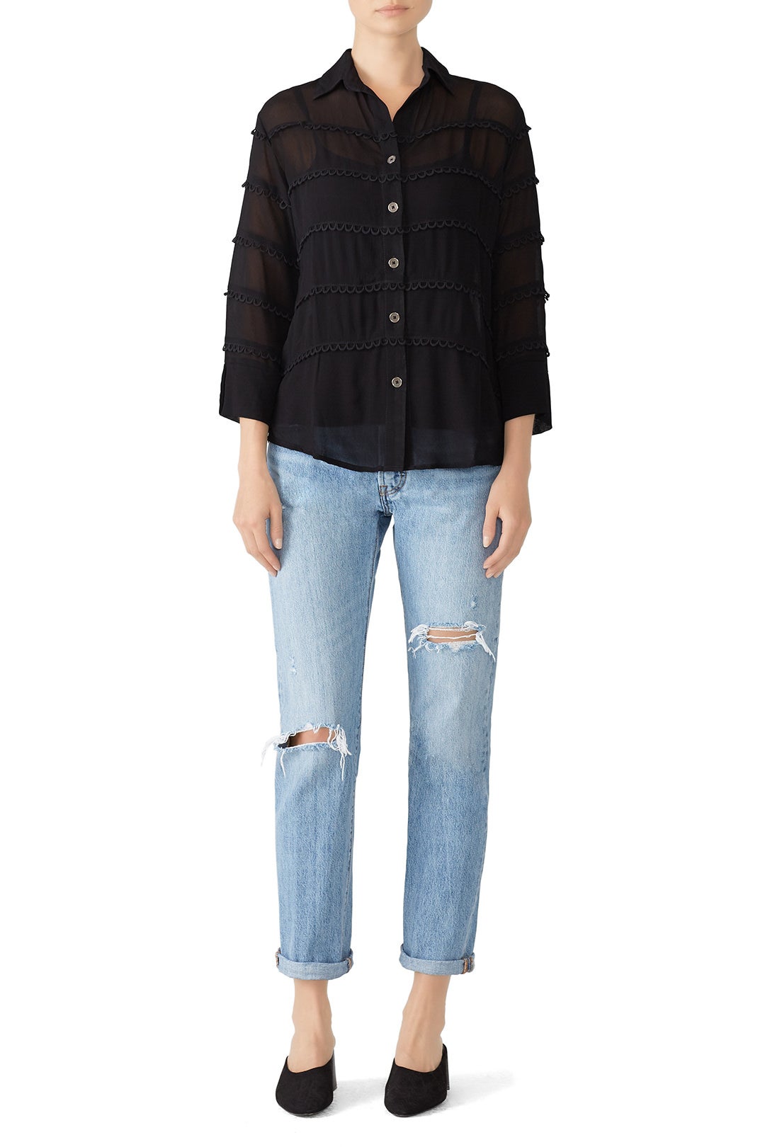 Sheer Autumn Blouse by Cleobella 0