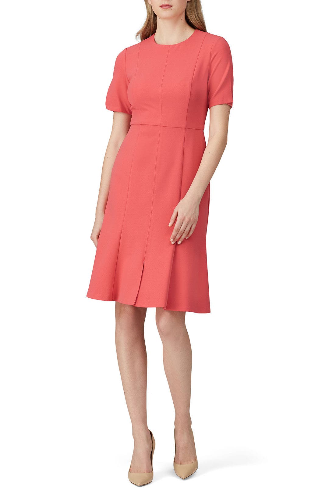 Keyhole Sleeve Dress by Donna Morgan 0