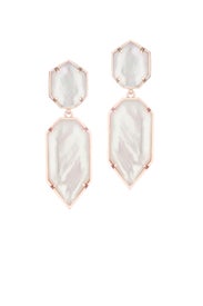Rose Gold Perla Earrings by Kendra Scott