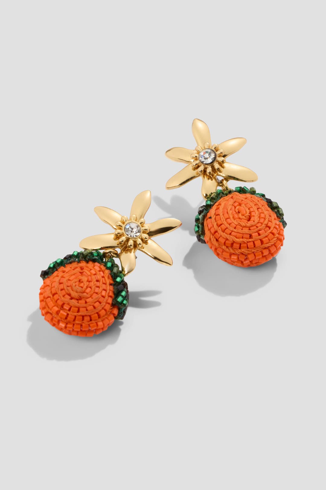 Positano Orange Earrings by Mignonne Gavigan | Rent the Runway