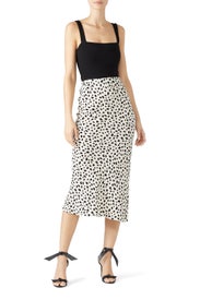 Leopard Print Midi Skirt by Moon River