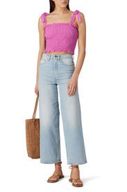 Pink Antoinette Smocked Top by Show Me Your Mumu