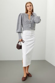 Knit Popcorn Cardigan by Toccin