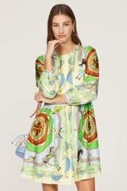 Carousel Short Tunic Dress by Tory Burch