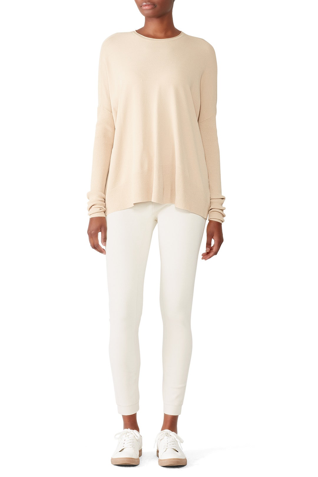 Ivory Athletic Leggings by Victor Alfaro 0