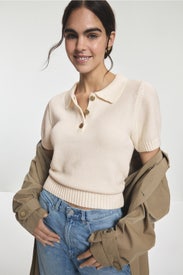 May Short Sleeve Polo Sweater by DL1961