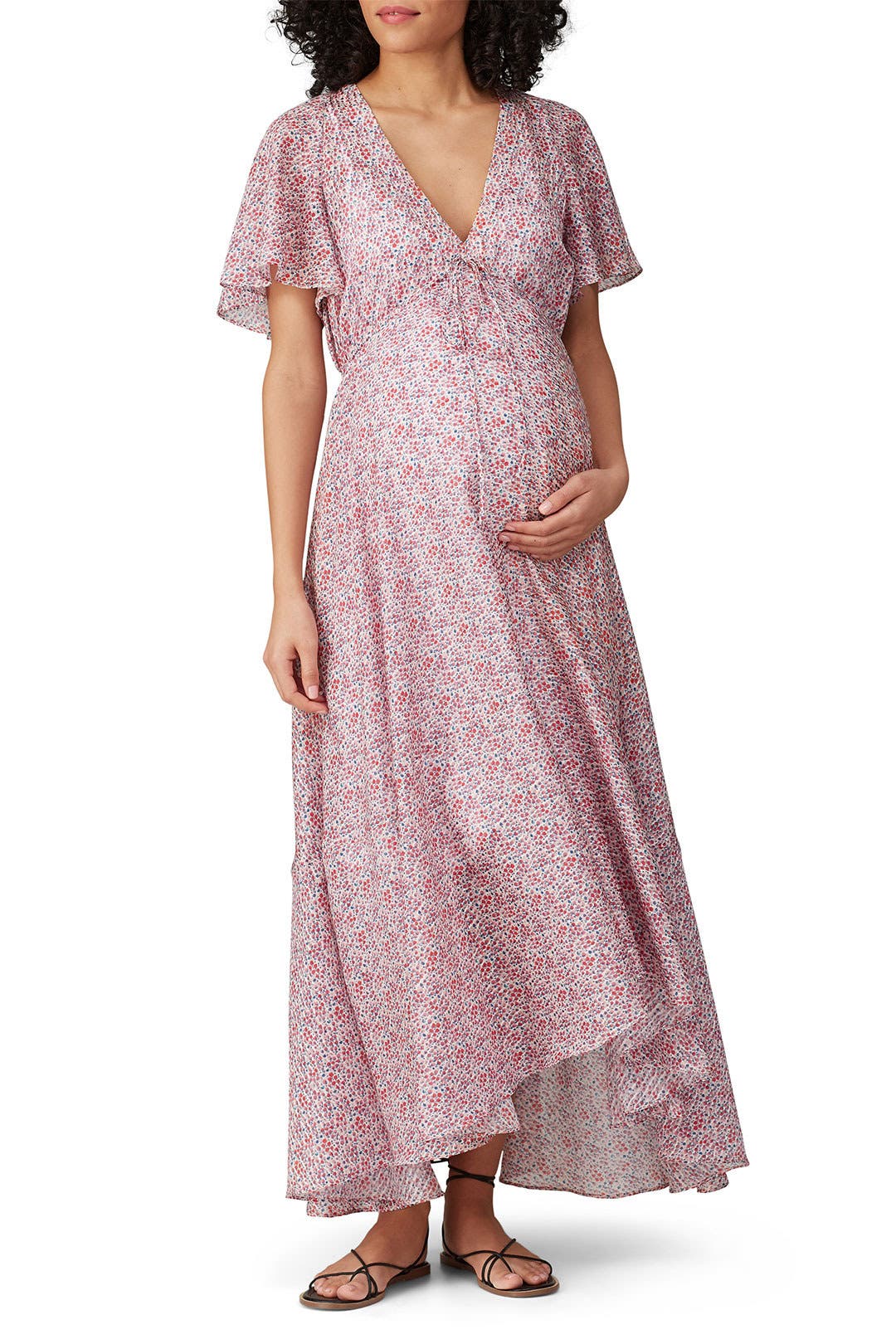 The Margarette Maternity Maxi by HATCH | Rent the Runway