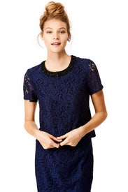 Clara Lace Top by Marchesa Voyage