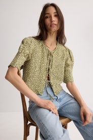 Green Scalloped Top by Sister New York