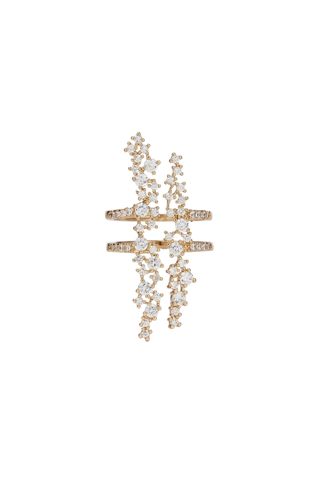 Crystal Botanical Ring by Slate & Willow Accessories